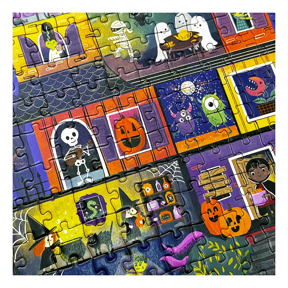 Custom Puzzles 500 Pieces Paper Cardboard Photo Picture 1000 Pieces Jigsaw Puzzle Game Adult Puzzle Toy With Box