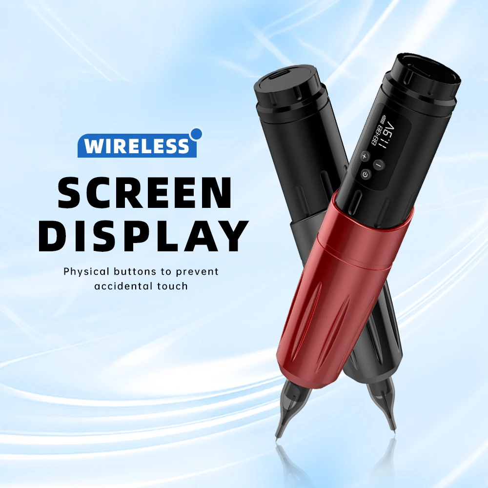 New Professional Adjustable High Performance Wireless Cheap Tattoo Machine Pen Gun For Tattoo Art Studio