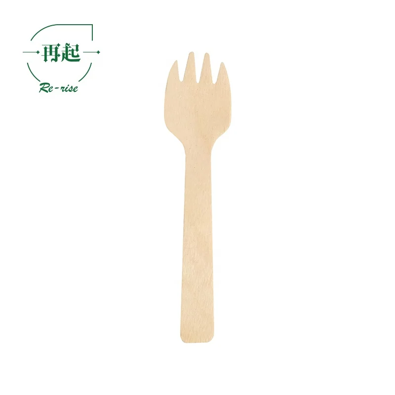 Hot Sale Birch Small Fruit Mini Wood Fork