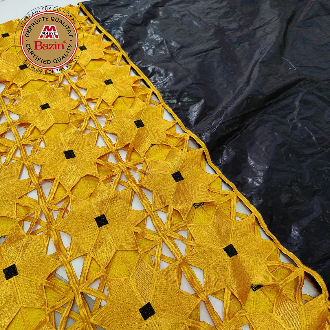 Flower Pattern Black Bazin Riche Dresses For African Nigeria Noble Women Party Evening Gowns Guipure Dashiki Long Dresses