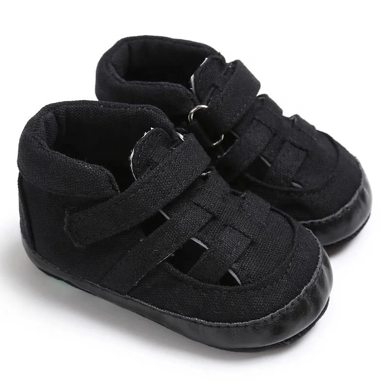 Toddler Cotton Canvas Sports Boy Slide Soft Infant Summer Baby Shoes Sandals