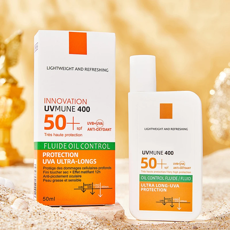 Wholesale 50ml sunblock uva uvb high protection refreshing sun screen cream spf 50 pa++++ sunscreen