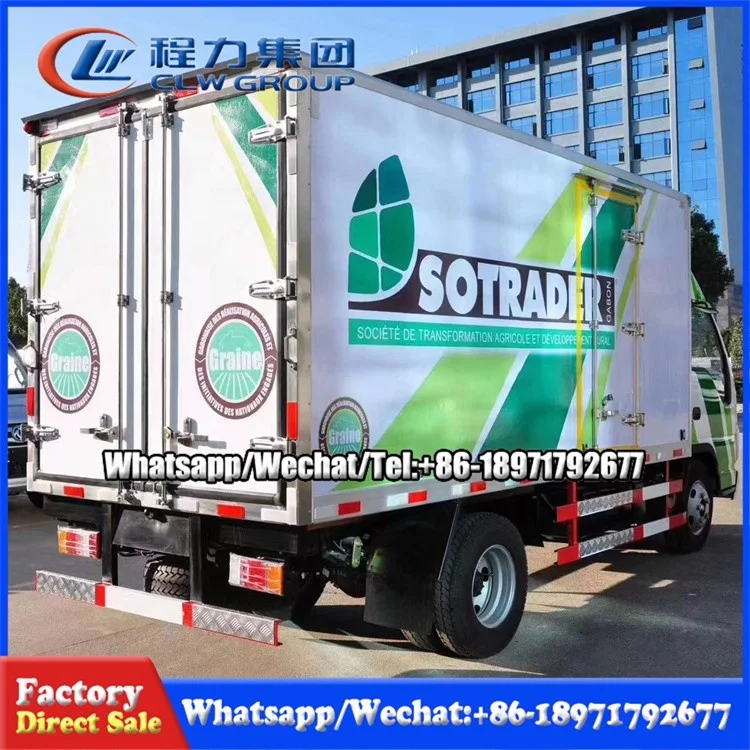 China Factory Price ISUZU 4X2 New Condition Diesel Fuel Refrigerated Truck For Sale
