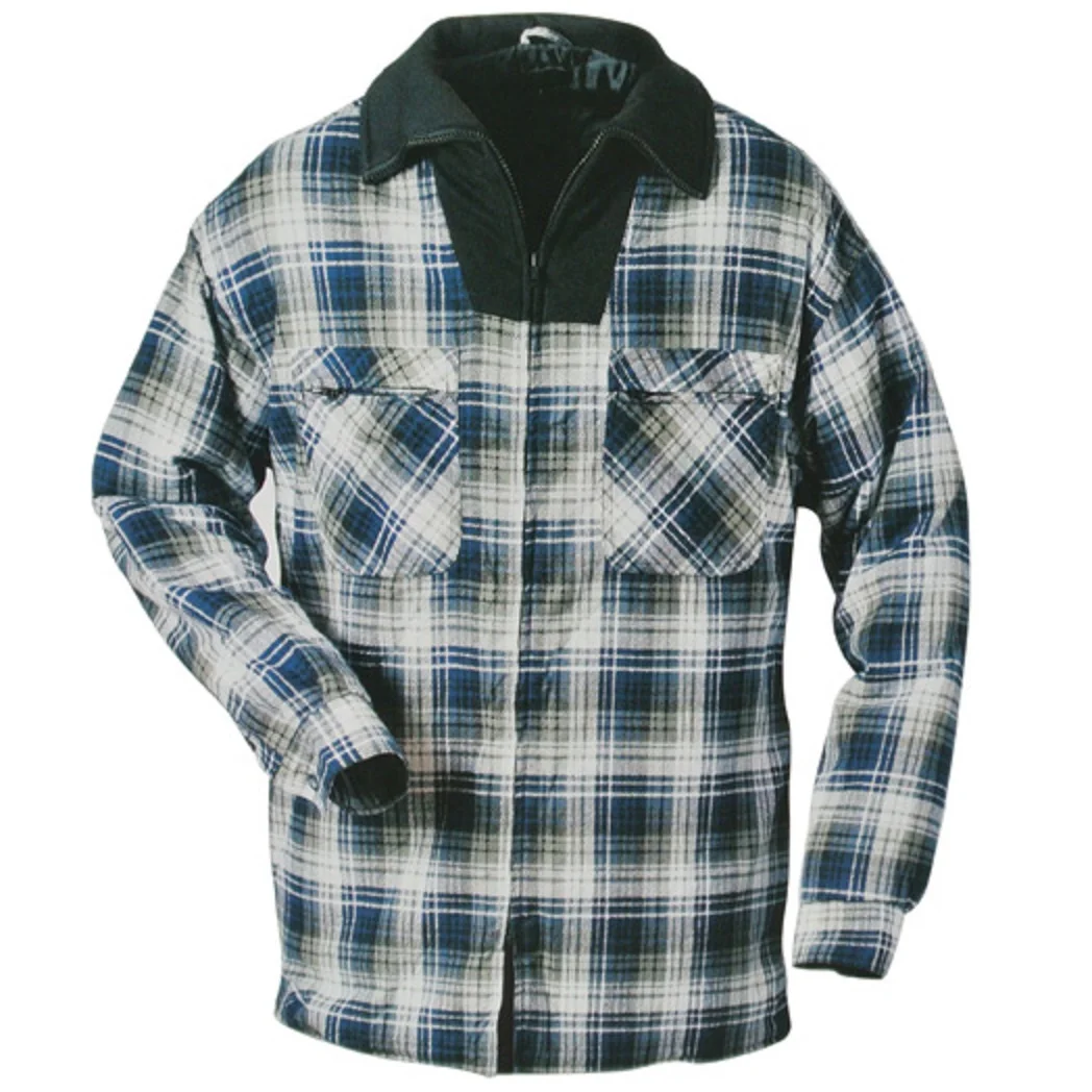 
Winter Cotton padded quilted plaid Flannel working jacket 