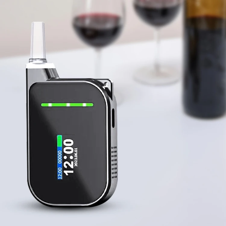 Professional Lcd Digital Breath-Alcohol Tester Portable Breathalyser Self Analyzer Anti Drunk Driving Alcohol Detector