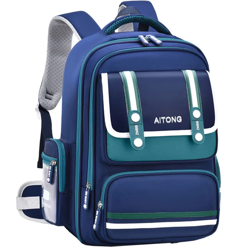 Large Capacity British-Style Schoolbag with Easy Storage New Student Backpack