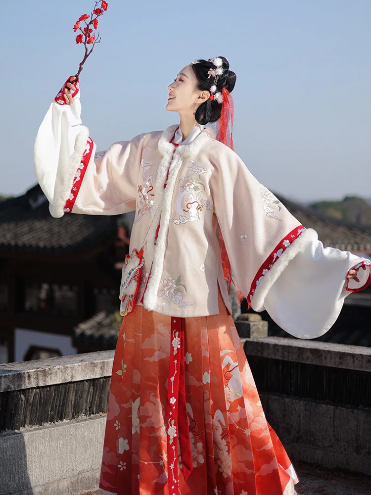 SUNNY New Ming Dynasty заяц год ханьфу для женщин на осень/зиму 2022