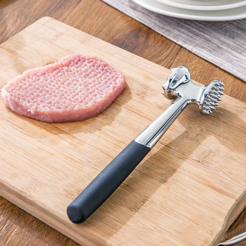 Meat Tenderizer Mallet Pounding Beef Steak Chicken Pork Double sided Meat Hammer