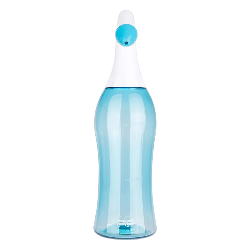 
Manual Nasal Rinse Bottle Nose Wash Sinus Rinse with Adult and Kid Tips Available 