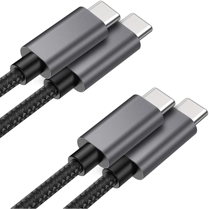 
SUNLINE 2021 Nylon braided with Aluminum alloy USB C 3.0 to C PVC Cable 100W 5V 20A 5GBPS fast type c cable with E-MARK chip 