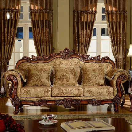 antique wooden sofa set solid,7 seater luxury lounge sofa with wood, arab middle east style sofa