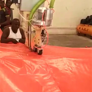 PE PVC Tarpaulin Welder With Plastic Welding