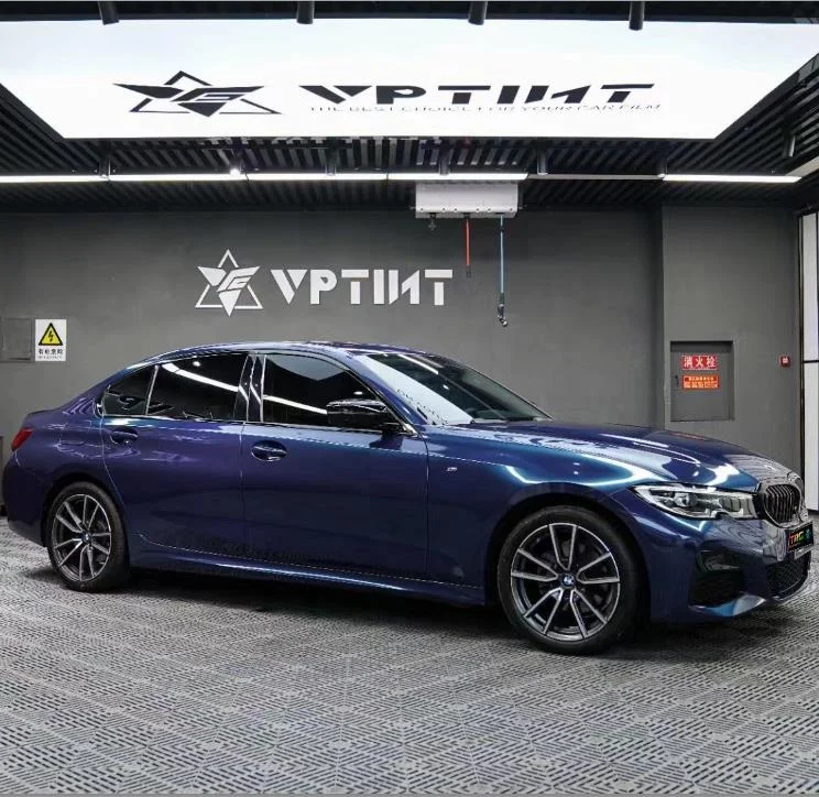 Thermogenic Car Body Super Bright Metal Midnight Blue Vinyl PVC Super Glossy Car Protection for car color change stickers
