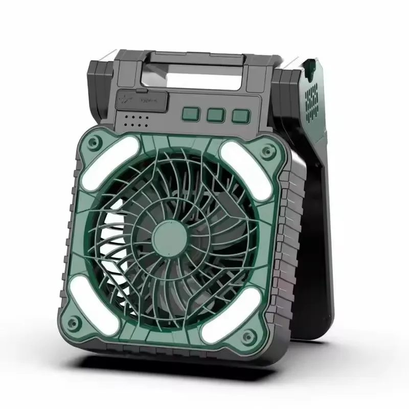 3 in 1 portable  folding solar charge fan with  usb  phone rechargeable  multifunctional standing  outdoor camping  light fan