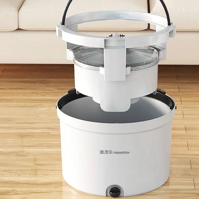 High-quality 360 magic spin pole Microfiber mop floor cleaning fast dehydration mop with bucket