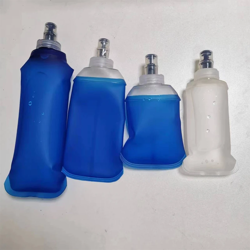 150 ml Flexible Water bottle Hydration TPU Hand Held Mini Soft flask running bottle
