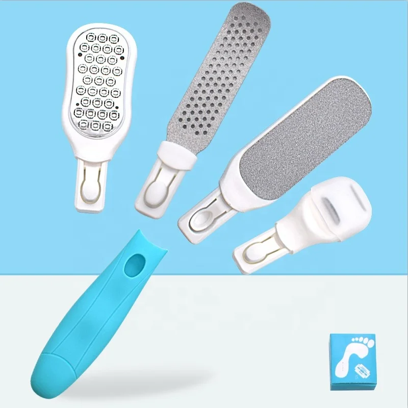 Foot care stainless steel enamel pedicure set to dead skin horny practical 6 sets