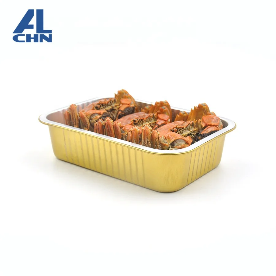 750 мл Алюминиевая фольга Catering одноразовая морозильная печь безопасная для выпечки ALCHN