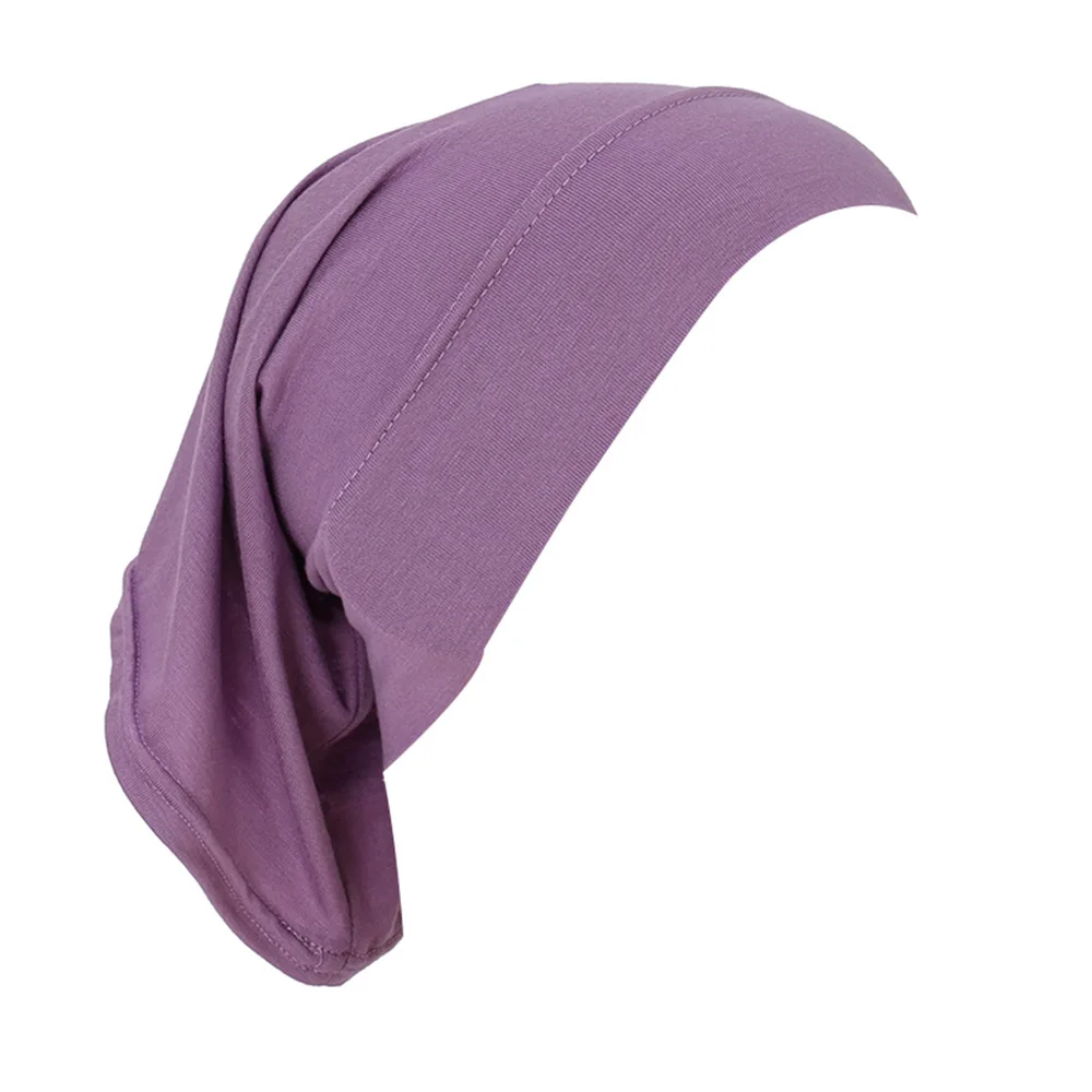 Высококачественный классический стильный Мерсеризованный хлопковый мусульманский Женский Нижний шарф трикотажный внутренний