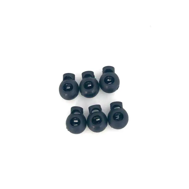 Plastic Rope Buckle Single Hole Spring Cord Locks Colorful Round Toggle Stoppers Diy Sportswear Rope Button