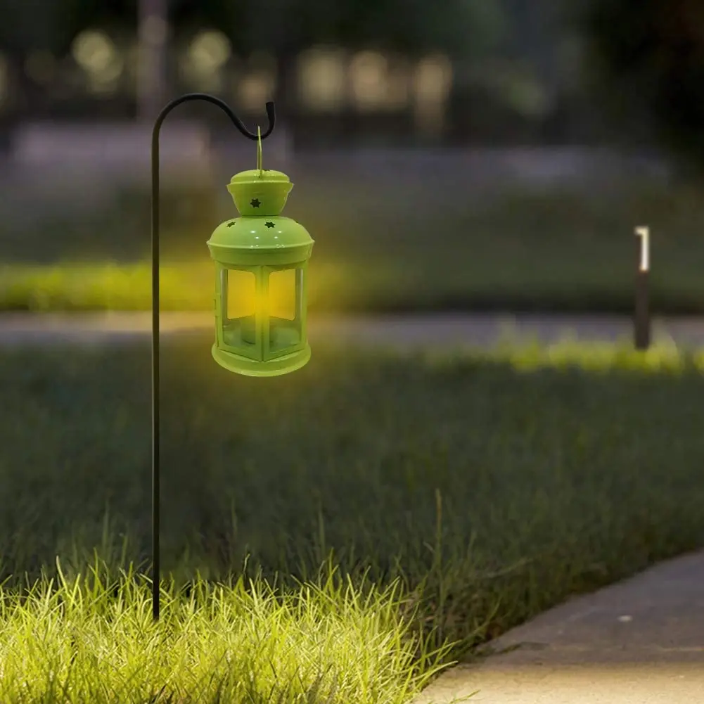 Customized  Premium 48 inch Black Metal for Hanging Solar Light Bird Feeders Mason Jars and Wedding Decor Shepherds Hook