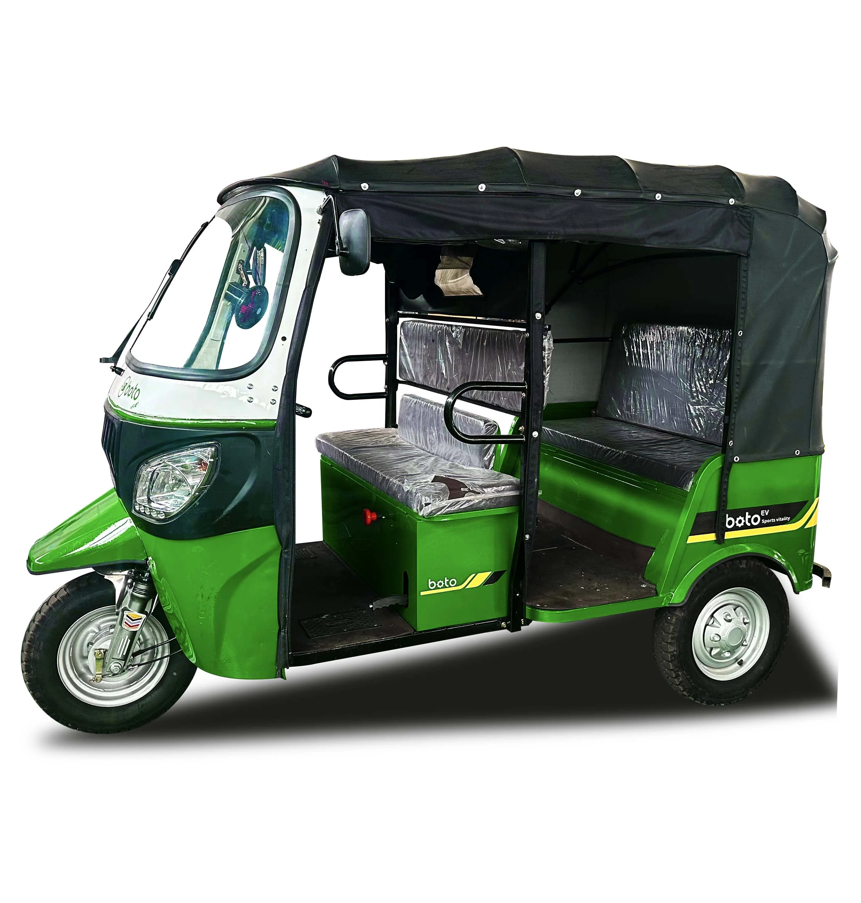 Электрический рикша Bajaj 3 Wheeler Tuk такси пассажирский трехколесный велосипед
