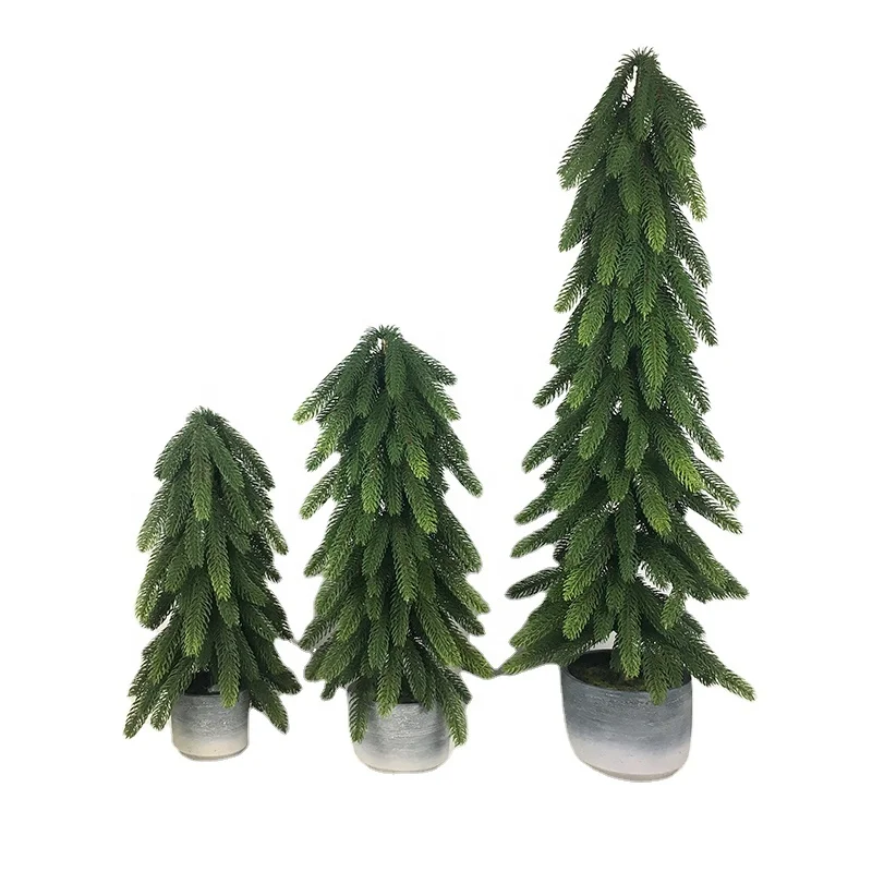 Wholesale Handmade Home Decoration Natural Real Touch Artificial Plants Plastic Trees