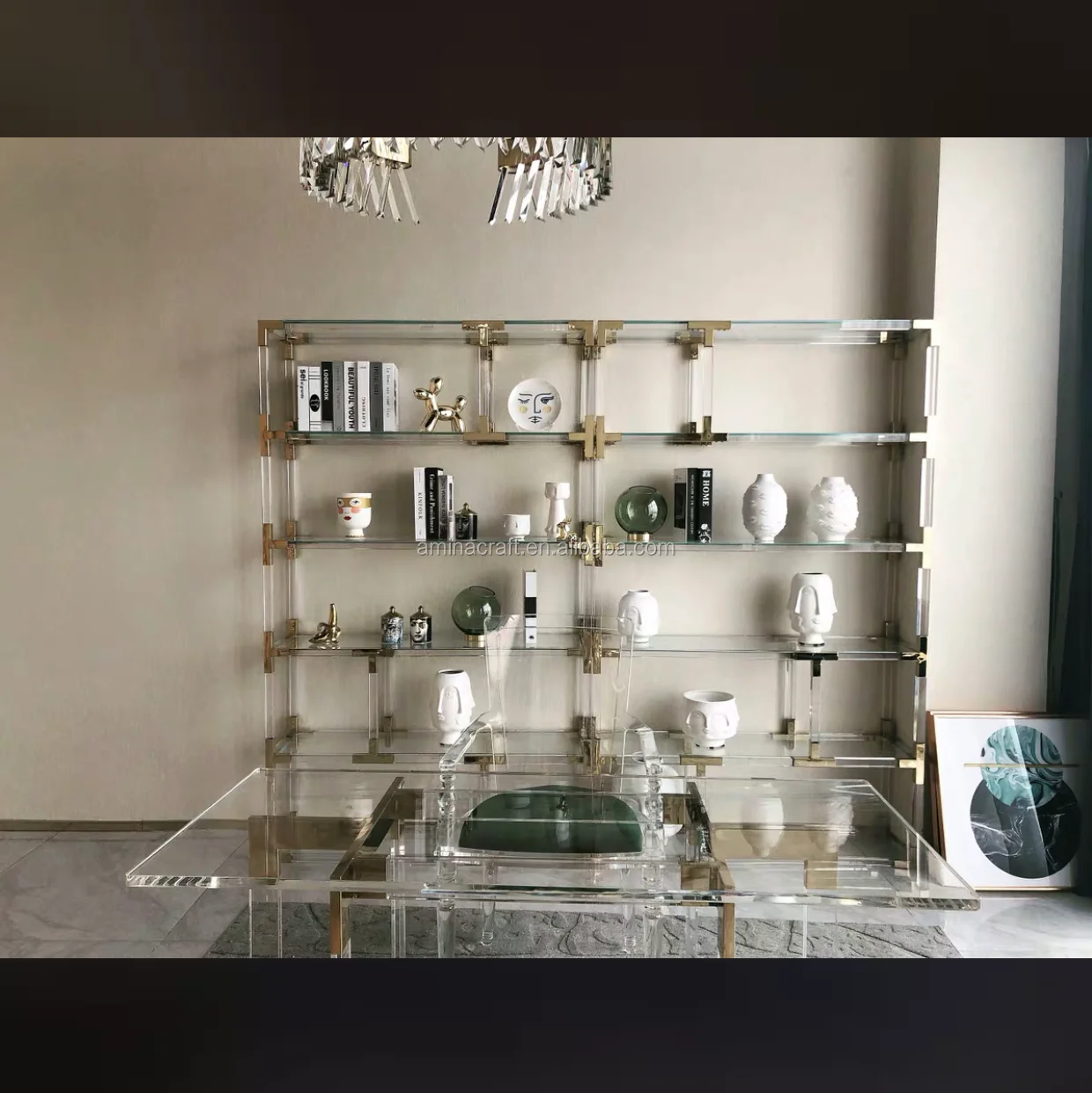 Amina Craft transparent acrylic dining chair acrylic chairs with fabric for wedding