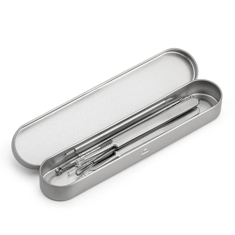 2024 sells acne needle set tweezers stainless steel needle car beauty tools lash fiber tip