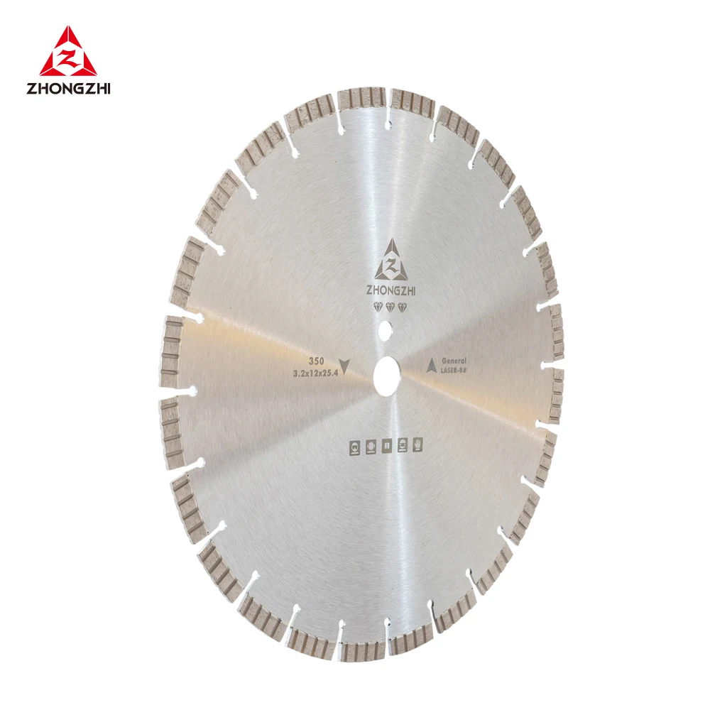 350mm Laser Turbo Segmented Saw Blades Diamond Tools for Universal Use