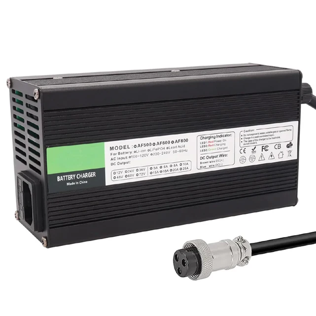 Replacement for 67.2V 10A 67.2VDC 10ADC Lithium Battery Charger