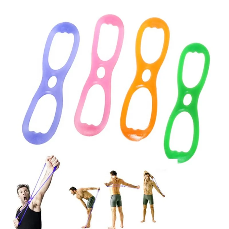 Sports Tension Belt Silicone Ribs Pull Fitness Expansion Chest Expander  Yoga Tension Belt Pull Rope