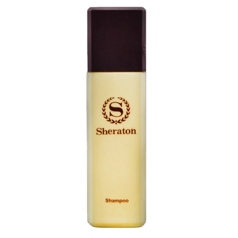 
Mini hospitality amenity halal shampoo 35ml in square bottle 