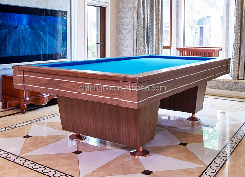 Популярный стол для настольных игр с рамой из массива дерева, мраморный сланцевый бильярдный стол с 3 шариками для продажи