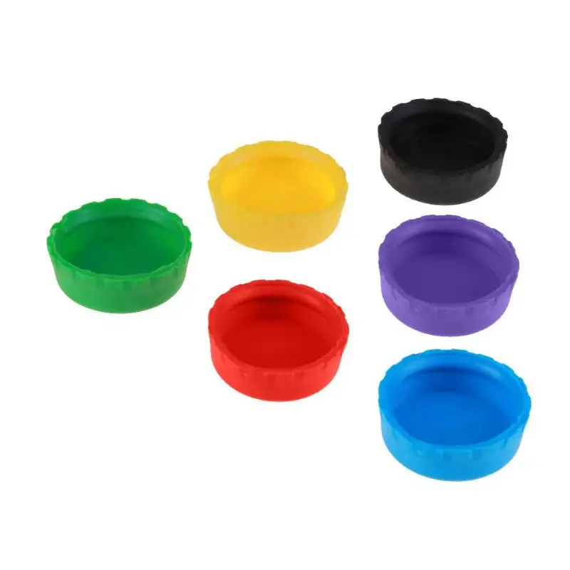 Kitchen Gadgets Reusable Multicolor Sealer Covers Silicone Bottle Caps For Soda Bottle