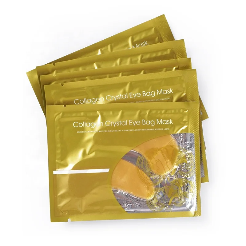  Wholesale Private Label Remove Dark Circles Collagen EyeMask 24k Gold Under Eye Gel