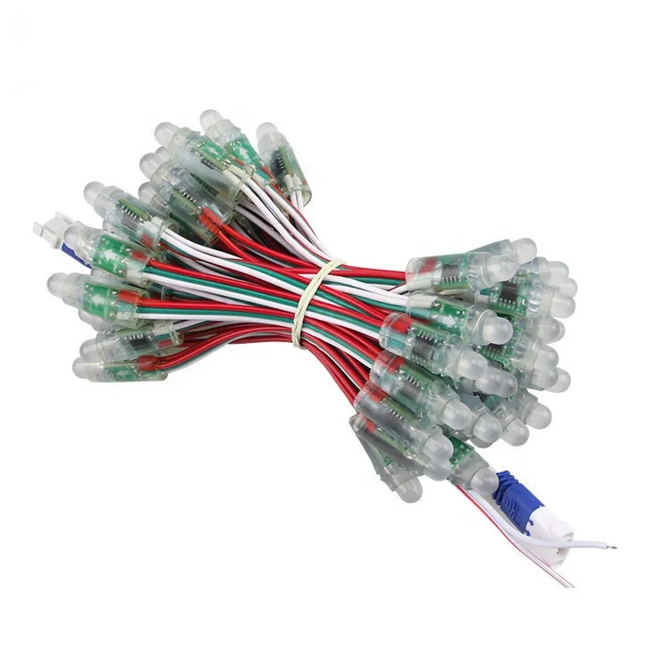 12mm smart led point pixel module ucs2904 rgb pixel led rgb 12v string light led pixel ws2811