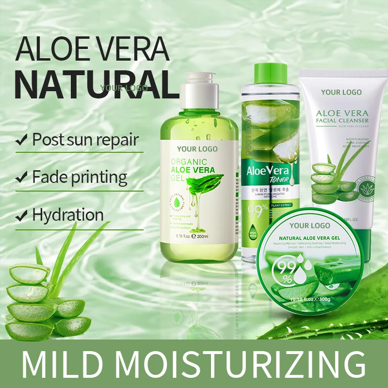 KORMESICl 100% Pure Organic Aloe Vera Gel Whitening Lightening Effects OEM ODM Private Label Hydrating Soothing Sun Aloe Vera