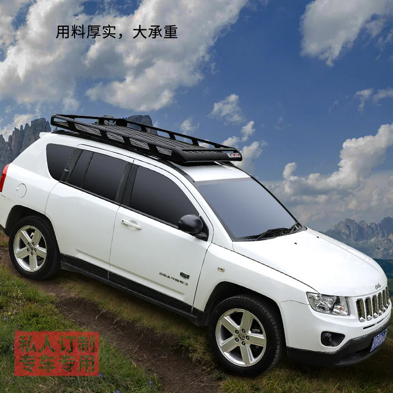 HT-2102-180S плюс двухслойная быть собран из алюминиевого сплава, устанавливаемый на крыше автомобиля стойки для Багажник на крыше внедорожника багажная сетка корзина