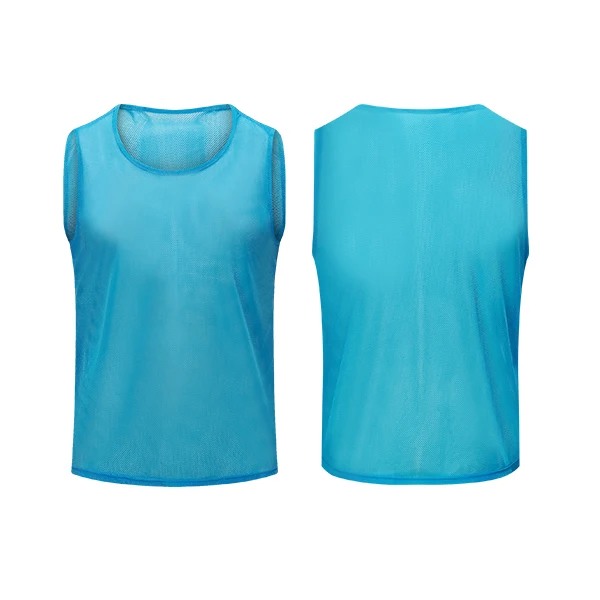 Blank Soccer Mesh Pennies Football Training Vest Bibs Rugby Team Bibs
