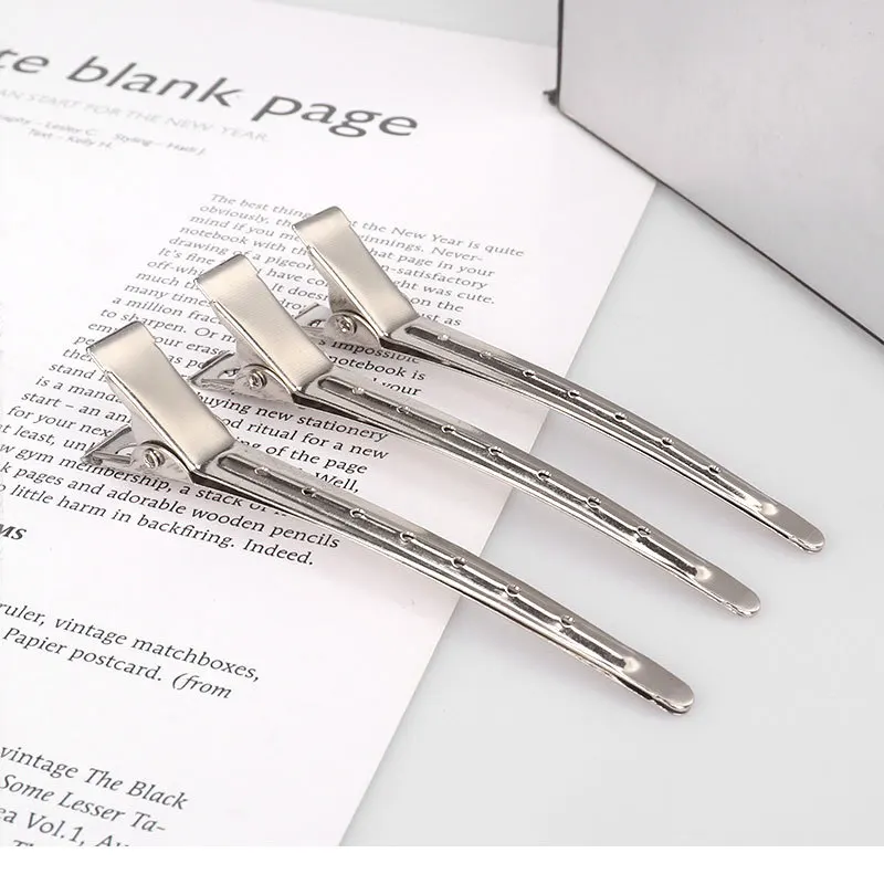 Duck Billed Hair Clips for Styling Sectioning, 3.5 inch Metal Alligator Hair Clips for Women, Pin Curl Clips for Hair