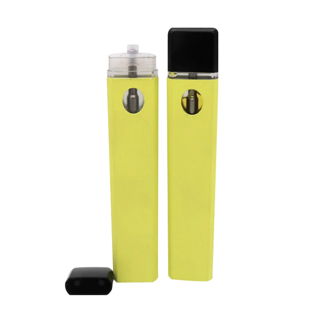 Feel U patented cbd no leaking  rechargeable plastic Vape pen Yellow disposable vaporizer 1 gram