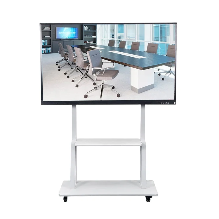 65 inch front interface digital whiteboard smart tv 4K hd display prices of teaching meeting interactive whiteboard