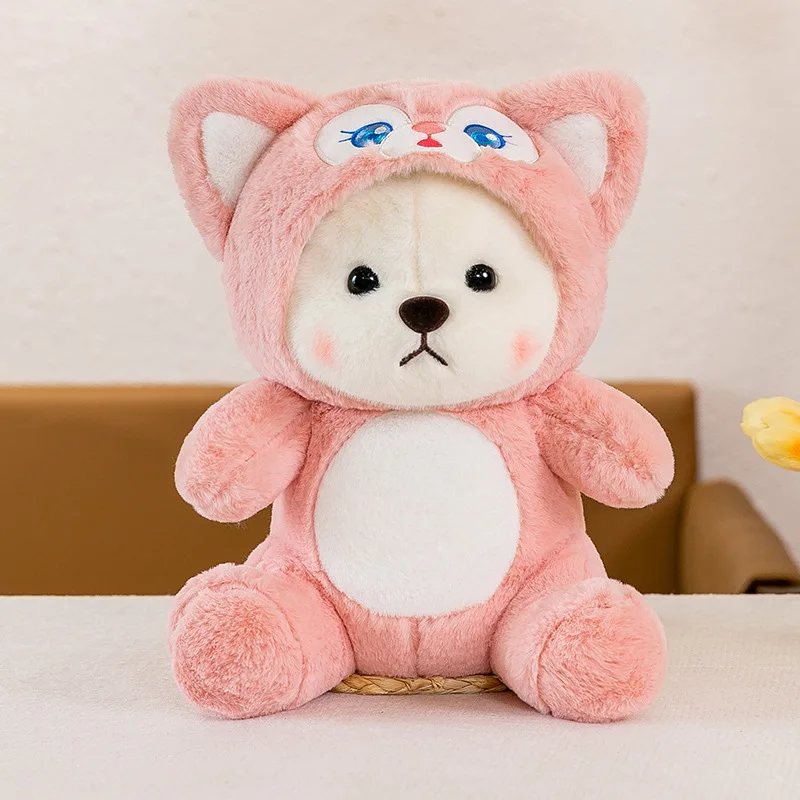 HL Hot Selling Lina Bear Transformation Strawberry Bear Doll Plush Toy Kids Gift Stuffed Teddy Bear Plush Dolls