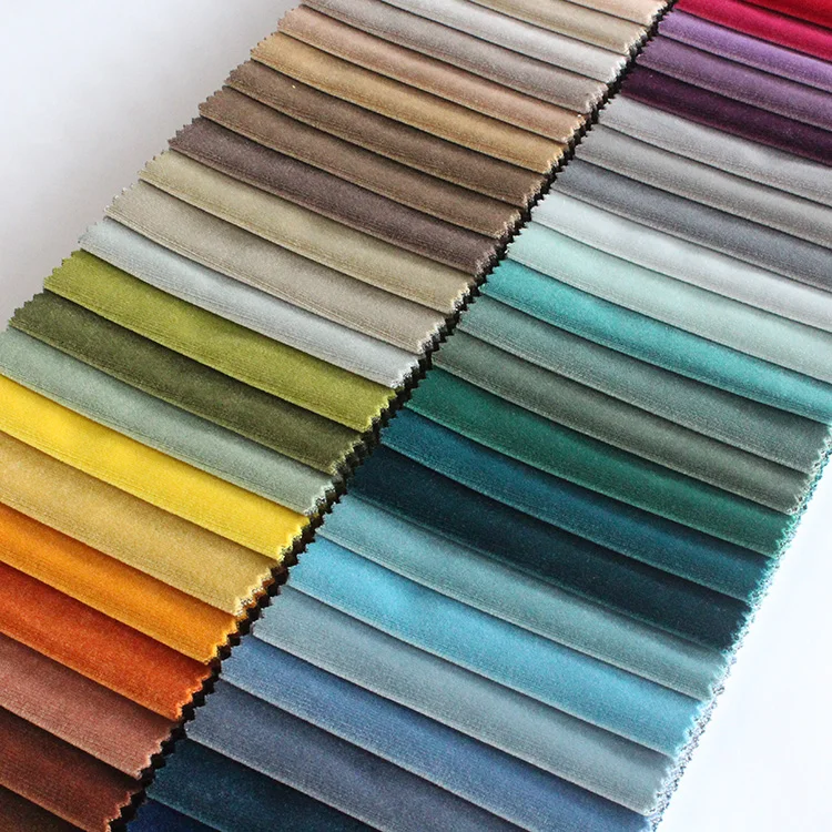 Hometextile 100% Polyester knitting holland velvet sofa fabric Waterproof upholstery holland velvet fabric for sofa furniture