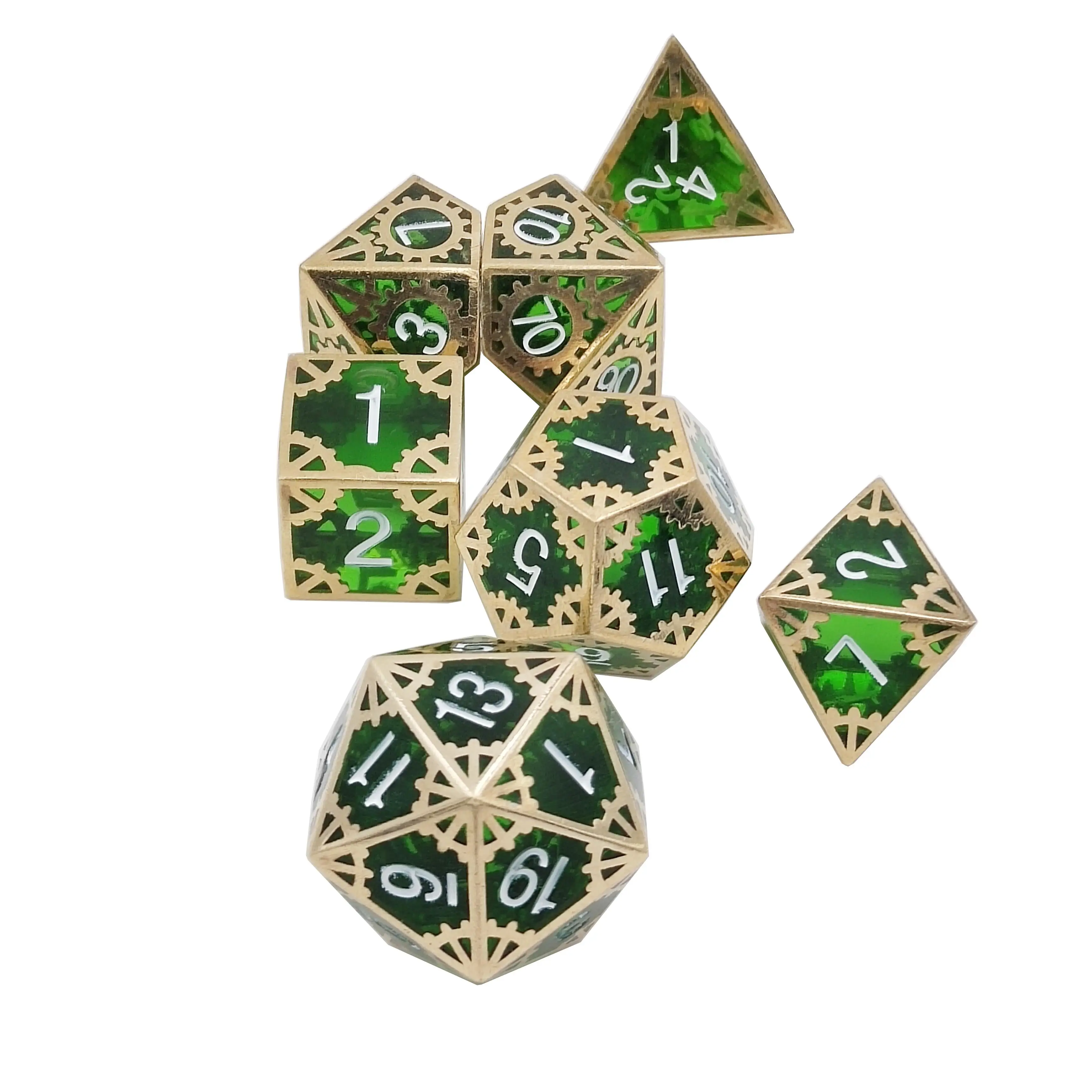 
Resin Crystal Polyhedral Dice Professional Custom Resin Dice For Role Playing Dungeon and Dragons RPG 