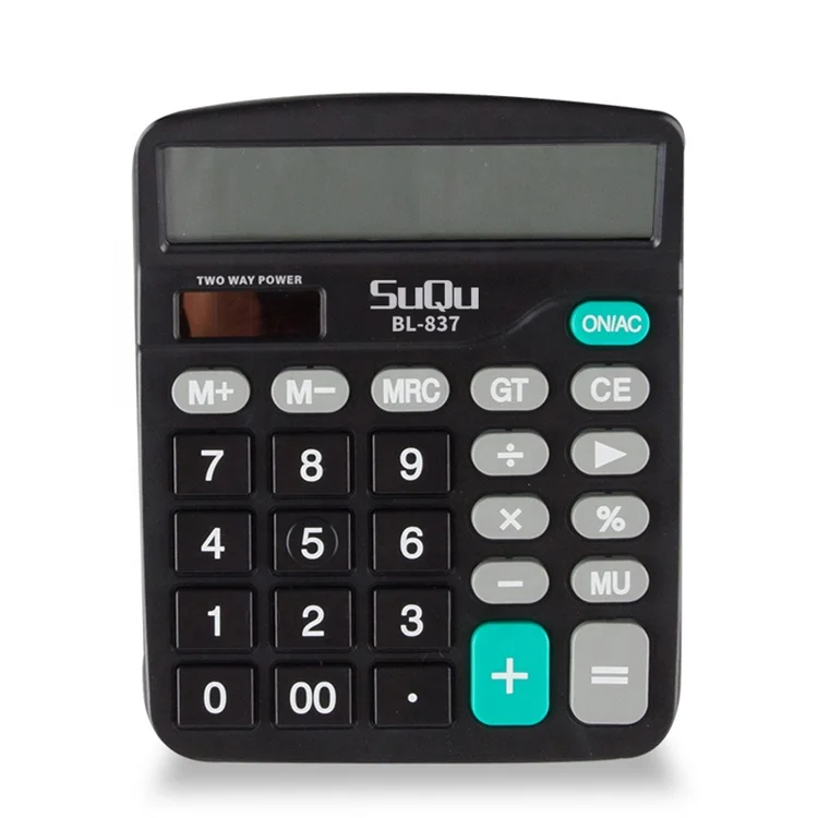 Высокое качество офисном Калькулятор Мини бизнес супермаркет грузовых перевозок многофункциональный настольный 12-разрядный калькулятор