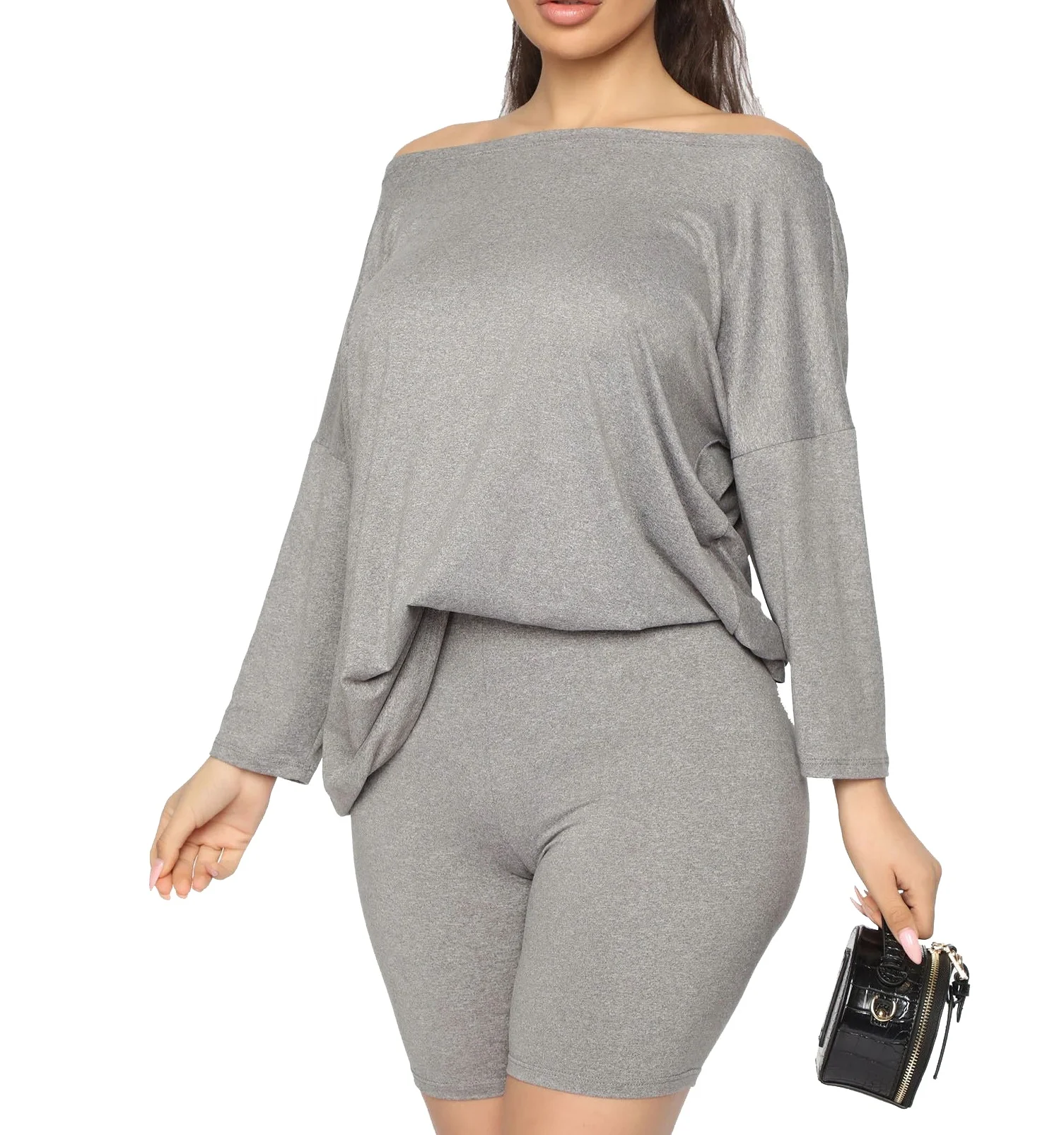 New Arrival 3/4 Sleeve Leisure T-shirt leggings Short Summer Quick Dry Women Yoga Wear Sport Clothing Set