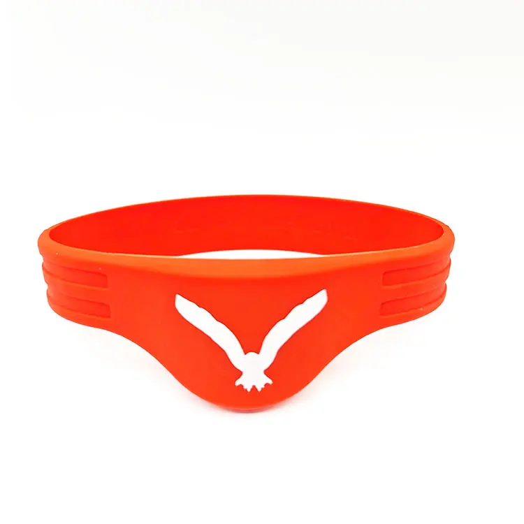 Full Color Printing 13.56mhz NFC 213 216 Event Bracelet RFID Silicone Wristband