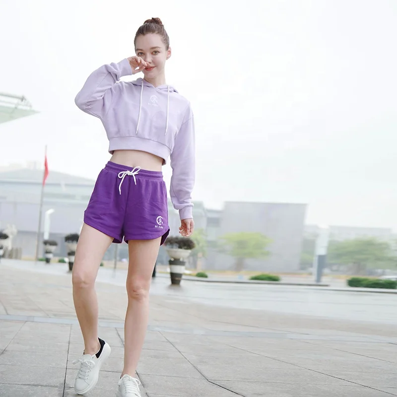 2023 Wholesale Custom Booty Shorts Candy Color Running Sports Sexy Casual Slimming Summer Yoga Pants for Women Shorts Knitting